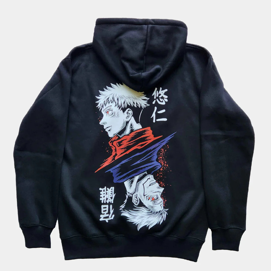 Jujutsu Kaisen Hoodie: Yuji & Sukuna