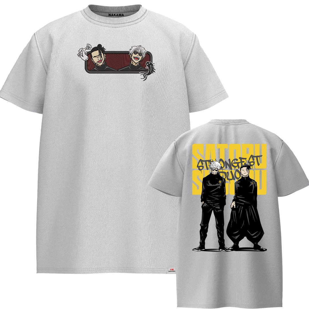 Jujutsu Kaisen Strongest Duo Oversized T-shirt (Embroidery)