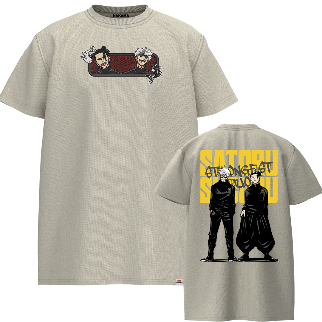Jujutsu Kaisen Strongest Duo Oversized T-shirt (Embroidery)