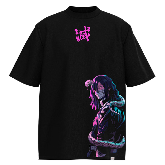 Obanai Iguro Neon Oversized Tshirt