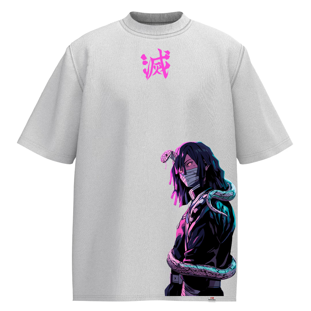 Obanai Iguro Neon Oversized Tshirt