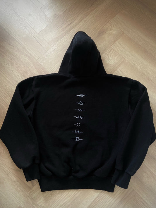 Akatsuki Embroidery Hoodie - Premium Anime Streetwear